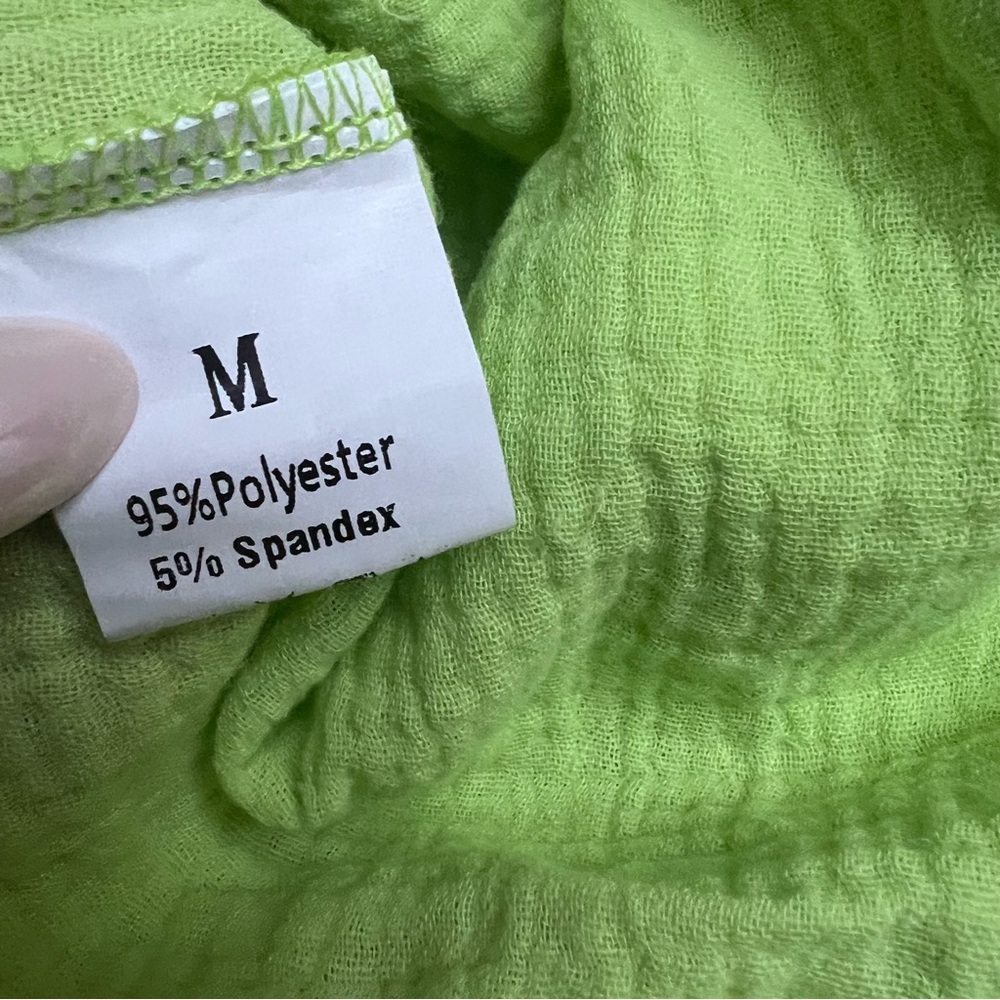 Amazon Lime Green Button Down Set - image 6